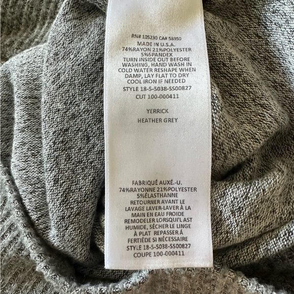 JOIE Yerrick Grey Sweatshirt - Size M - Picture 7 of 7